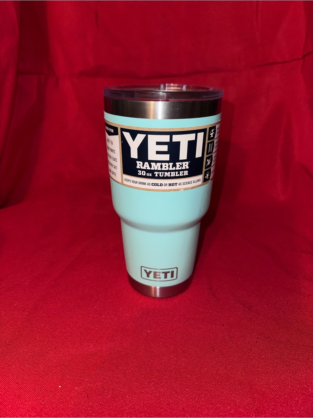 Yeti Rambler 30 oz Tumbler - Seafoam Blue l